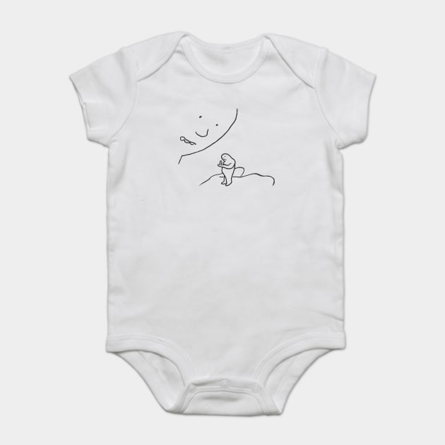 who am you? - noodle tee Baby Bodysuit by noodletee